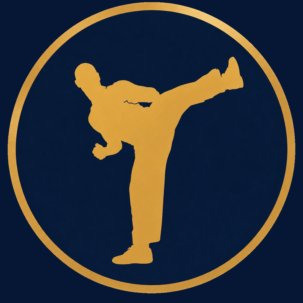 Kara-T-Robics Gold High-Kick Emblem
